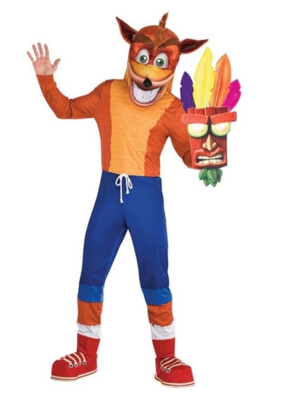 Kids Costume - Orange Masked Jumpsuit (X-Small)